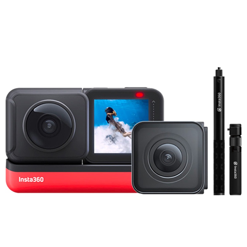 Insta360 ONE R 双镜头 子弹时套装(主机 子弹时间 )运动相机全景相机运动摄像机