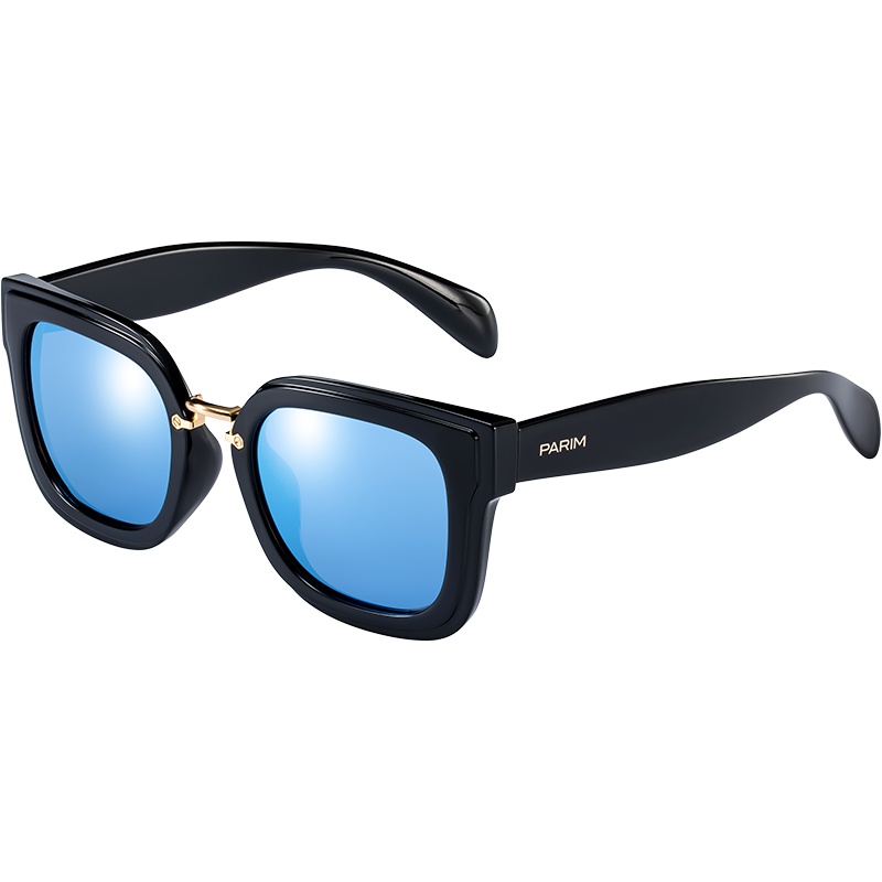 派丽蒙PARIM太阳镜女眼镜韩版潮新款墨镜女个性圆脸款偏光镜驾驶车用防晒遮阳镜12016