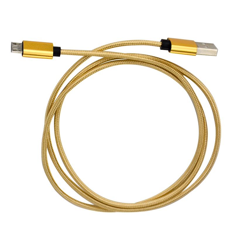 怀强 快充安卓数据线1米圆头适用于oppo闪充华为小米荣耀vivo手机充电宝充电线micro数据线