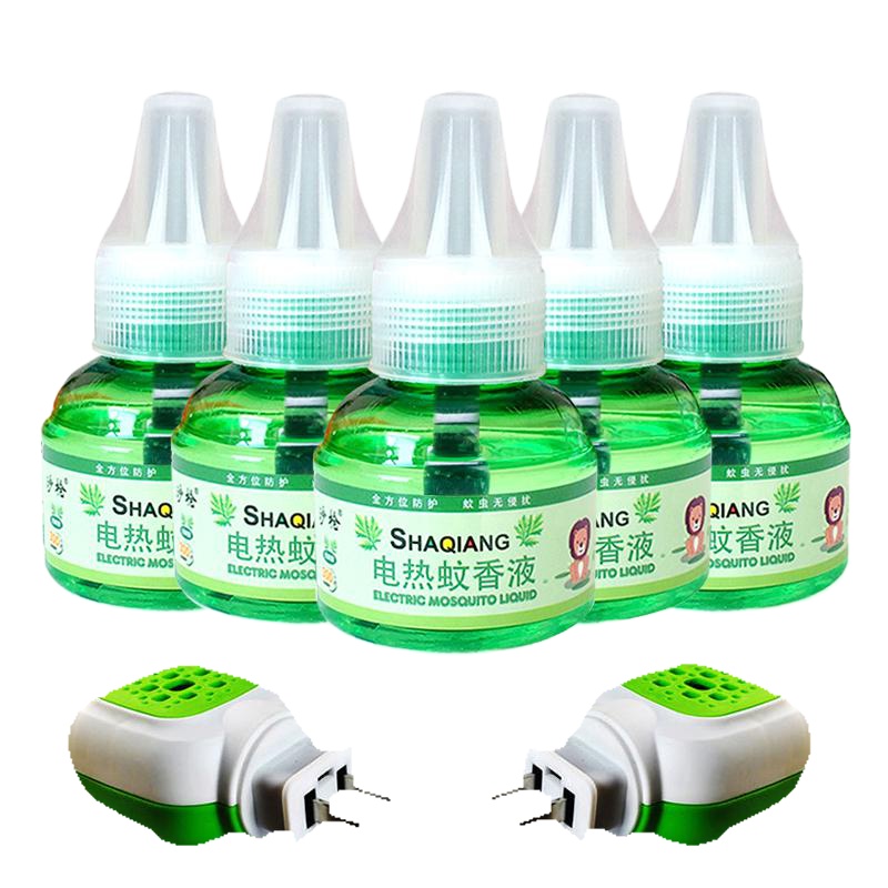电热蚊香液无味婴儿孕妇宝宝电蚊香器驱蚊家用插电式非灭蚊液套装 8液+2器【二室可用50天】推荐购买