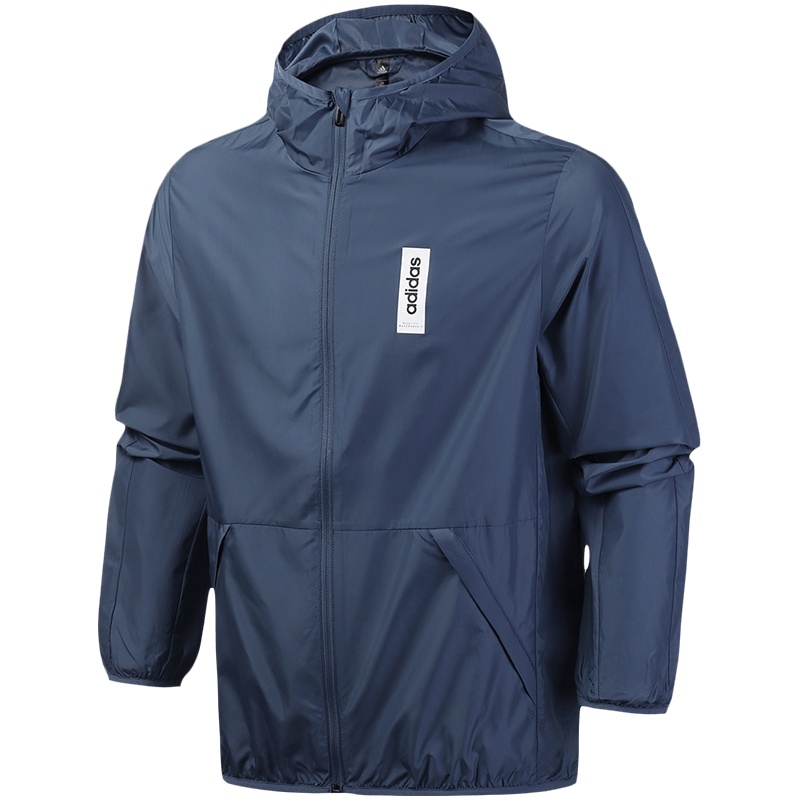 【自营】阿迪达斯男服外套夹克连帽跑步训练休闲运动服EI5587