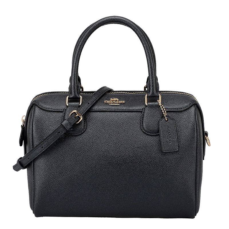 COACH 蔻驰 女桶包斜挎包 女士皮质手提肩背斜挎桶包