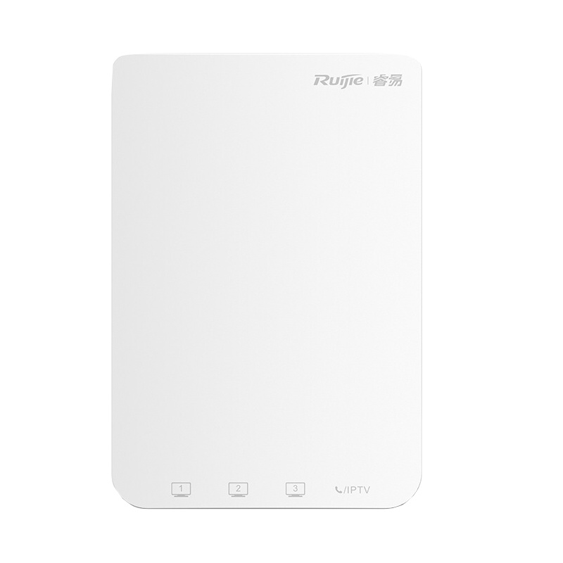 睿易锐捷(Ruijie)无线ap面板 双频千兆AP RG-RAP1200(E) 双LAN口 无线接入点 RG-RAP1200(E)