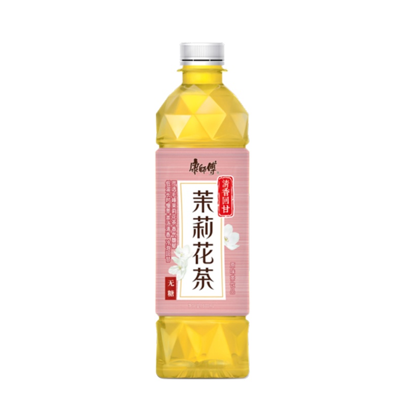 康师傅无糖茶 茉莉花茶PET500ml*15入 无糖茶 饮料 整箱装