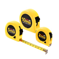 得力(deli)8211钢卷尺 黄色测量卷尺 各类尺 精确刻度卷尺 尺子