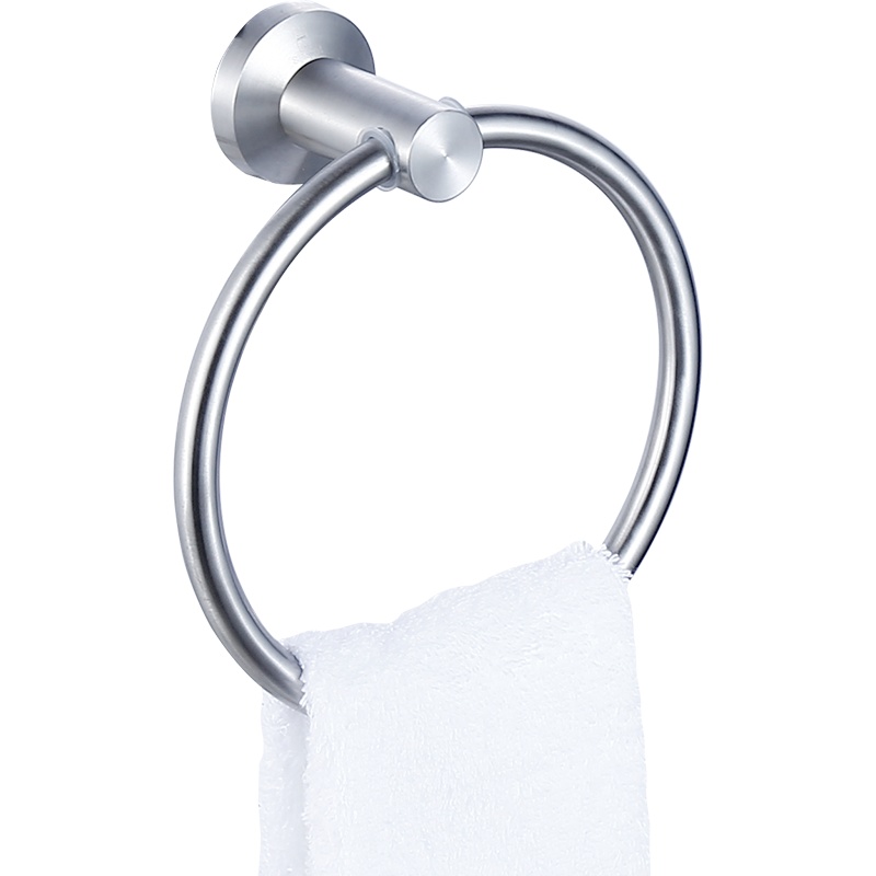 正山(Zhengshan) 304不锈钢毛巾环毛巾架浴室置物架卫生间毛巾挂架卫浴五金挂件