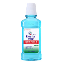 牙博士 齿龈防护漱口水 牙齿牙龈双重保护 防蛀固齿清新口气 500ml 清新薄荷味