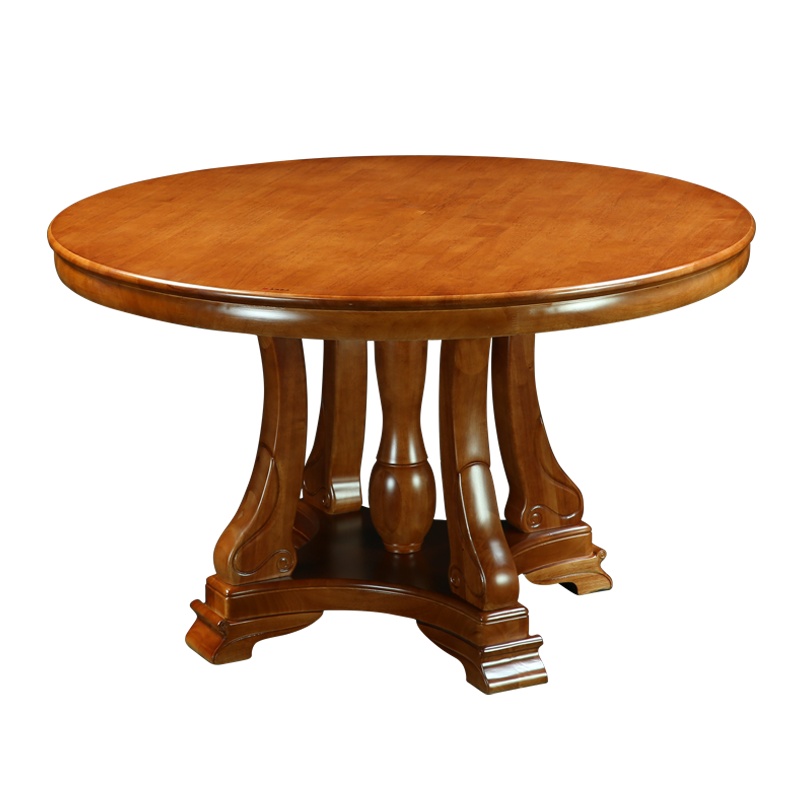 HiBoss餐桌餐桌椅组合圆桌子圆形饭吃饭桌子