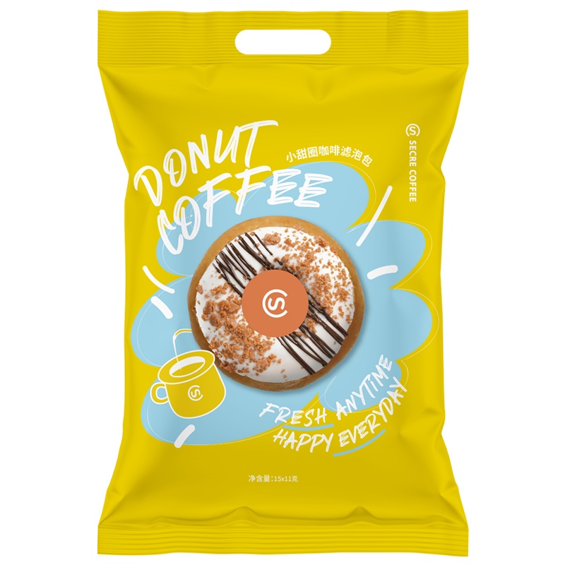 时萃小甜圈咖啡滤泡包美式黑咖啡
