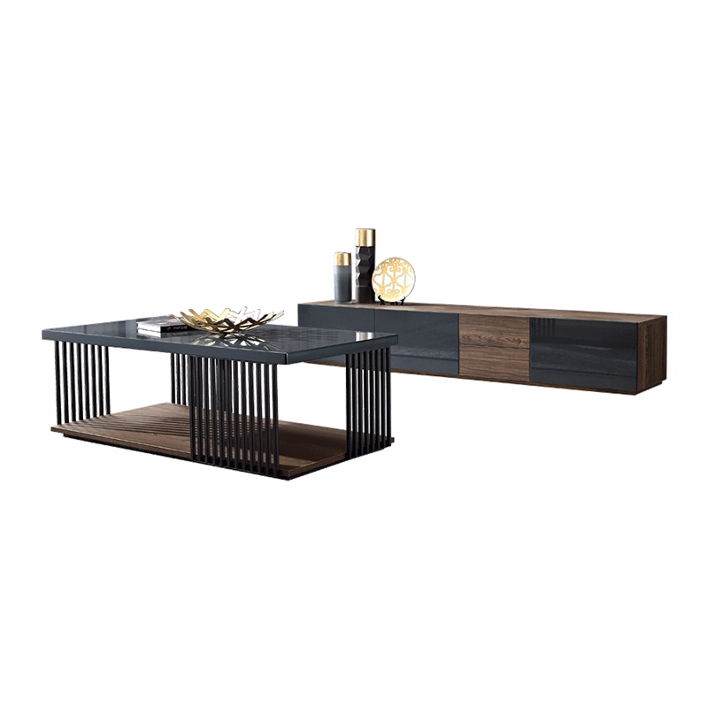 小户型创意时尚落地电视柜组装地柜简约现代客厅超窄储物桌子DY1M