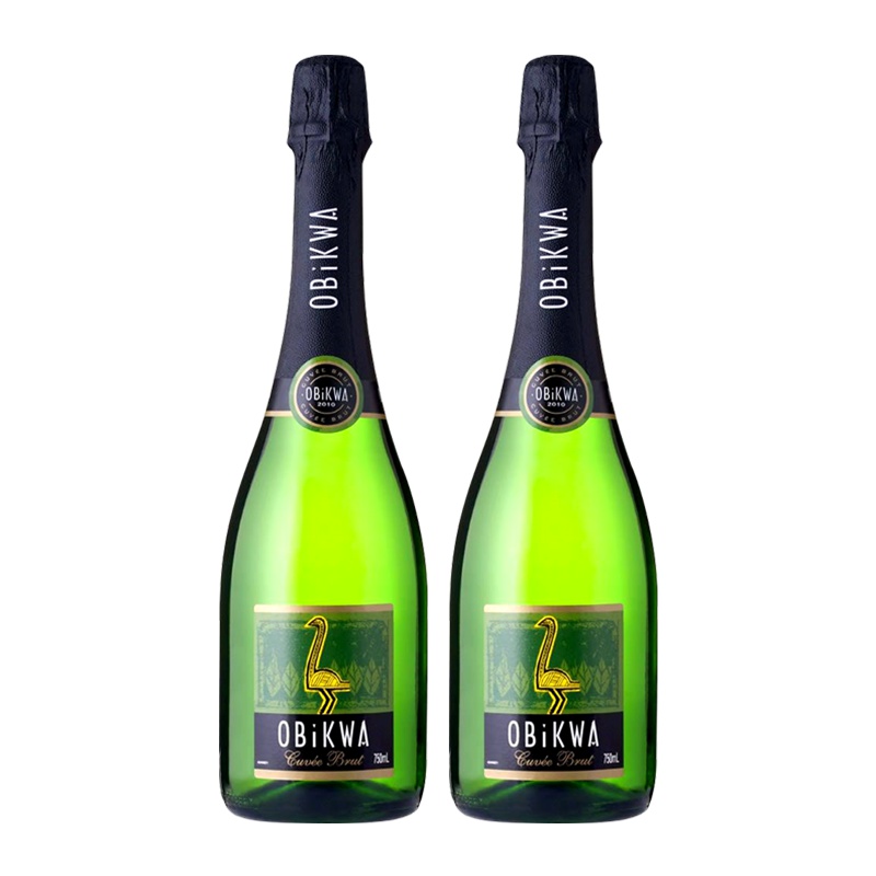 南非原瓶进口奥卡瓦起泡葡萄酒 Obikwa sparkling 双支装750ml*2