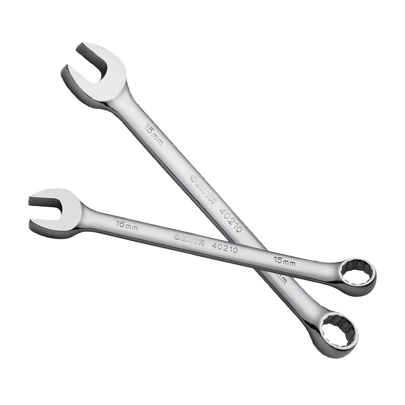 世达(SATA)全抛光两用扳手 开口扳手梅花两用扳手 23mm 40218 1把