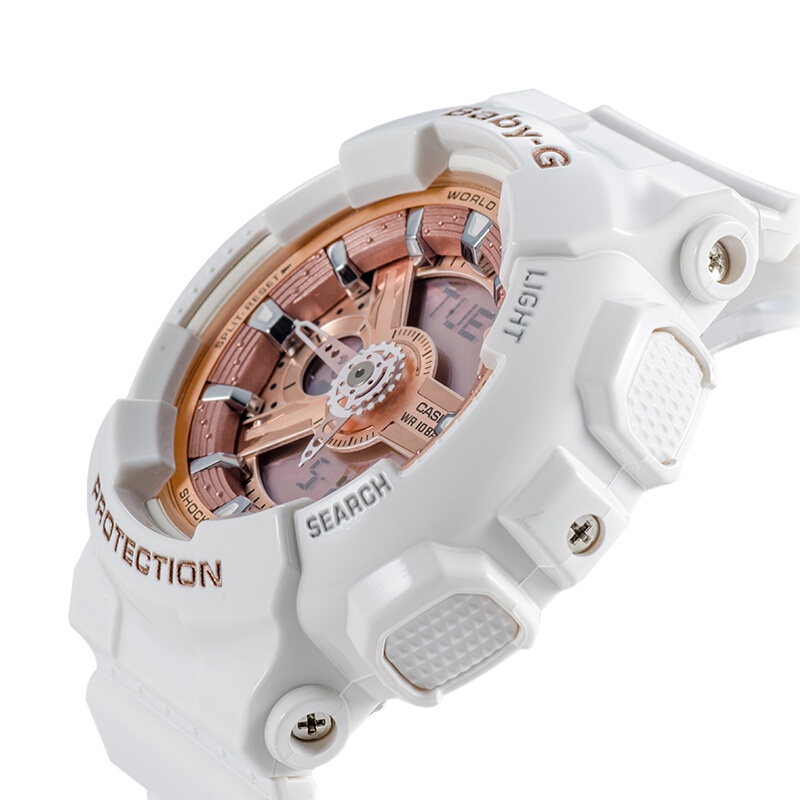 卡西欧(CASIO)BABY-G系列石英手表时尚防水防震运动女士腕表 BA-110-7A1PR