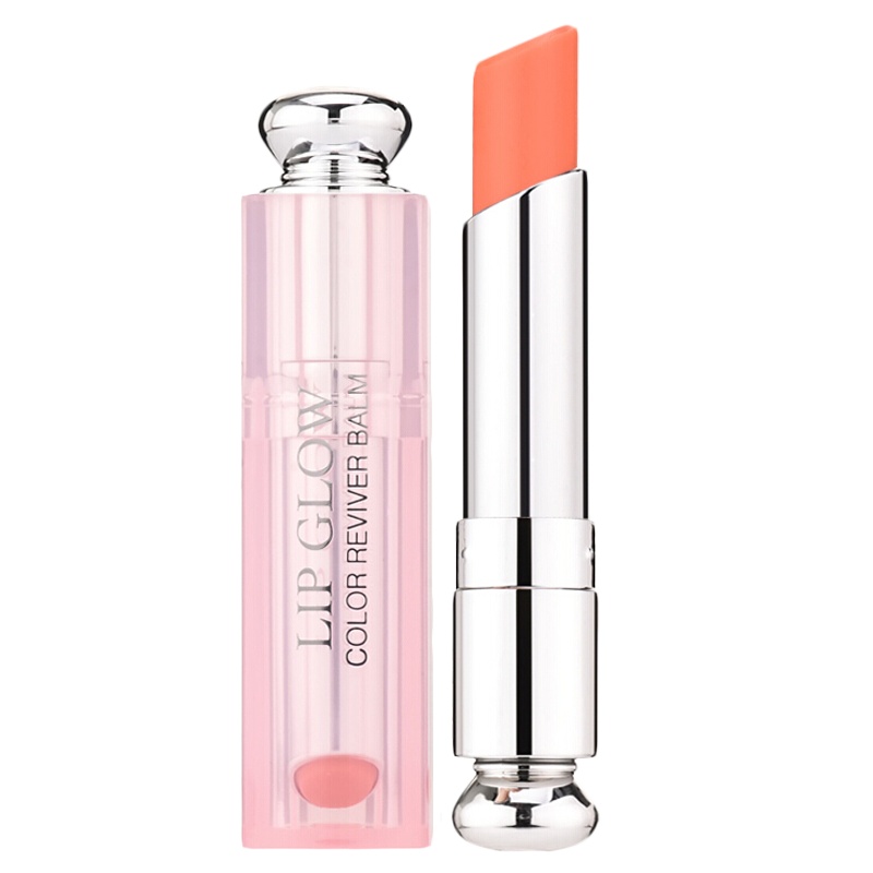 迪奥(Dior)口红女士唇膏3.2g 魅惑润唇蜜变色唇膏004#橘色