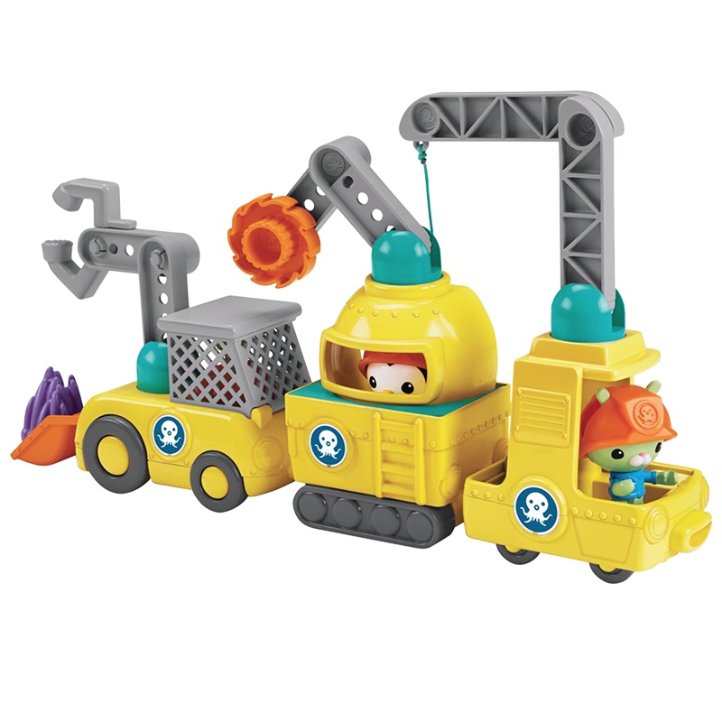Octonauts 费雪,Fisher Price 海底小纵队章鱼堡修理站套装玩具 CKC03