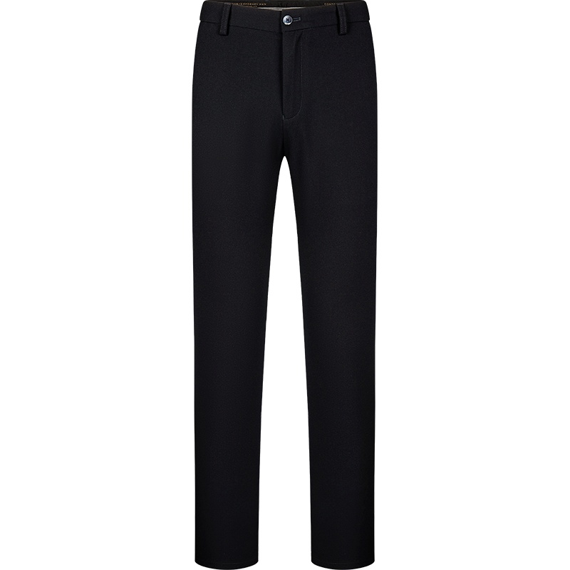 【莱赛尔】柒牌男装休闲梭织长裤男2021秋季新款时尚青年保暖直筒男裤