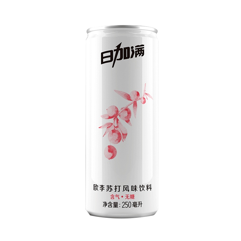 日加满欧李无糖维生素运动功能性饮料铝罐气泡水250ml*6罐