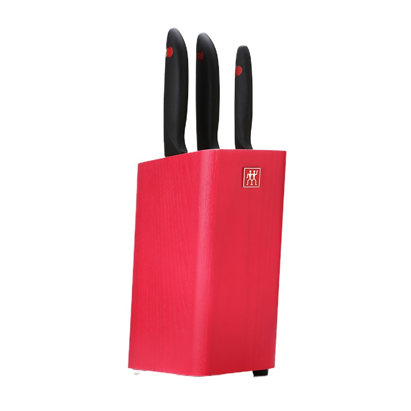 双立人 红点水曲柳插刀架四件套