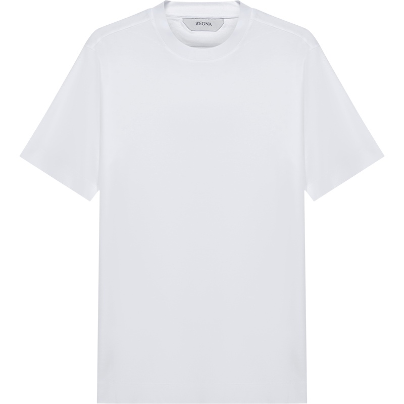 杰尼亚 Z ZEGNA 男士棉质 圆领短袖T恤VY348 ZZ641