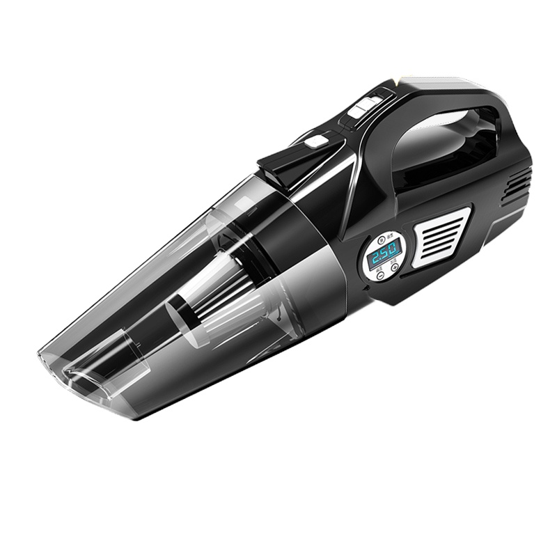 车载吸尘器无线充电大功率汽车用充气泵强力专用车内家两用四合一阿斯卡利 升级[无线家车两用款]数显表★四合一多功能充满自停