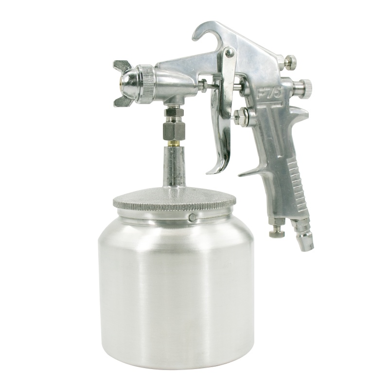 海斯迪克 gnjz-321 喷漆枪喷壶 乳胶漆喷漆枪喷涂工具油漆气动喷枪 汽车钣金家具F-75-S 下壶750cc
