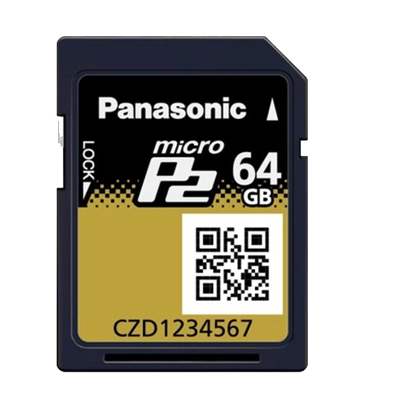 松下(Panasonic) AJ-P2M064AMC 64GB microP2 存储卡 64G P2卡