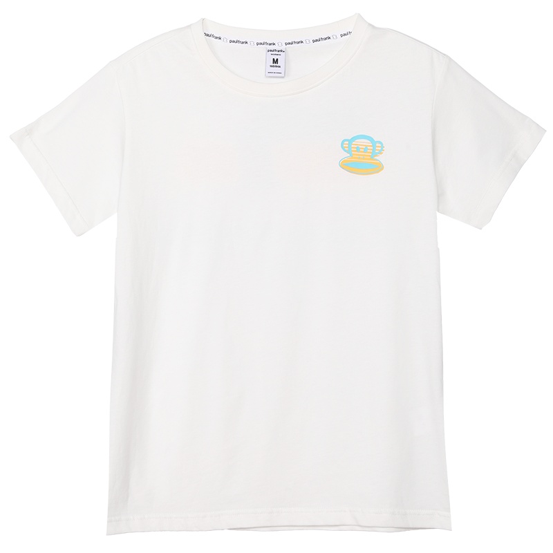 Paul Frank/大嘴猴 夏季T恤女简约百搭ins风印花LOGO潮女装