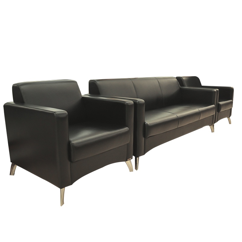 鸿业盛大FS-S036皮艺沙发办公沙发接待会客沙发办公室家具沙发办公沙发西皮