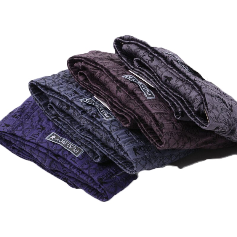 花花公子男士内裤加肥加大肥佬裤男内裤短裤男平角内裤打底裤5125-1条装