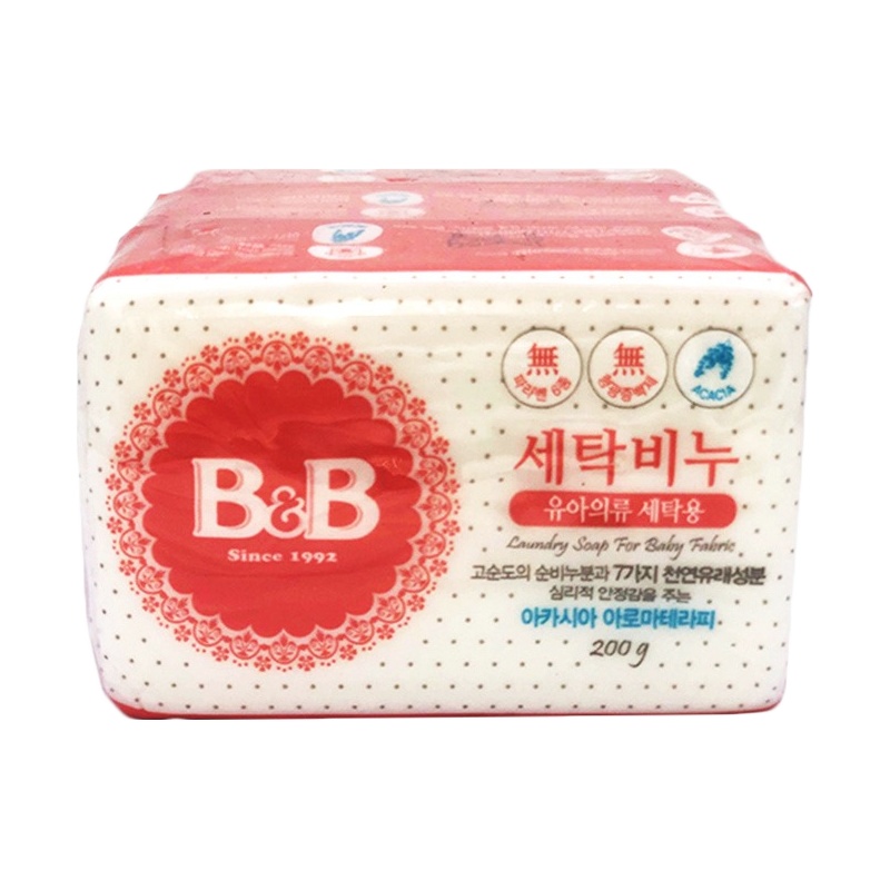 B&B 洗衣皂 洋槐味 200g*3 合装