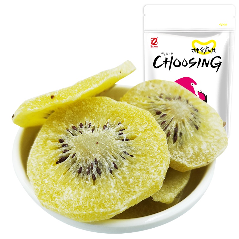 【真心 猕猴桃干106g*3】奇异果干片弥猴桃水果果脯零食小吃