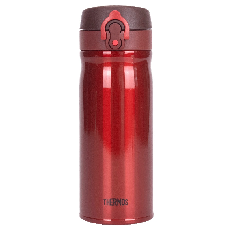 膳魔師(THERMOS)不锈钢保温杯TCMB-400 CSS 红色 400ML 时尚轻便 /304不锈钢
