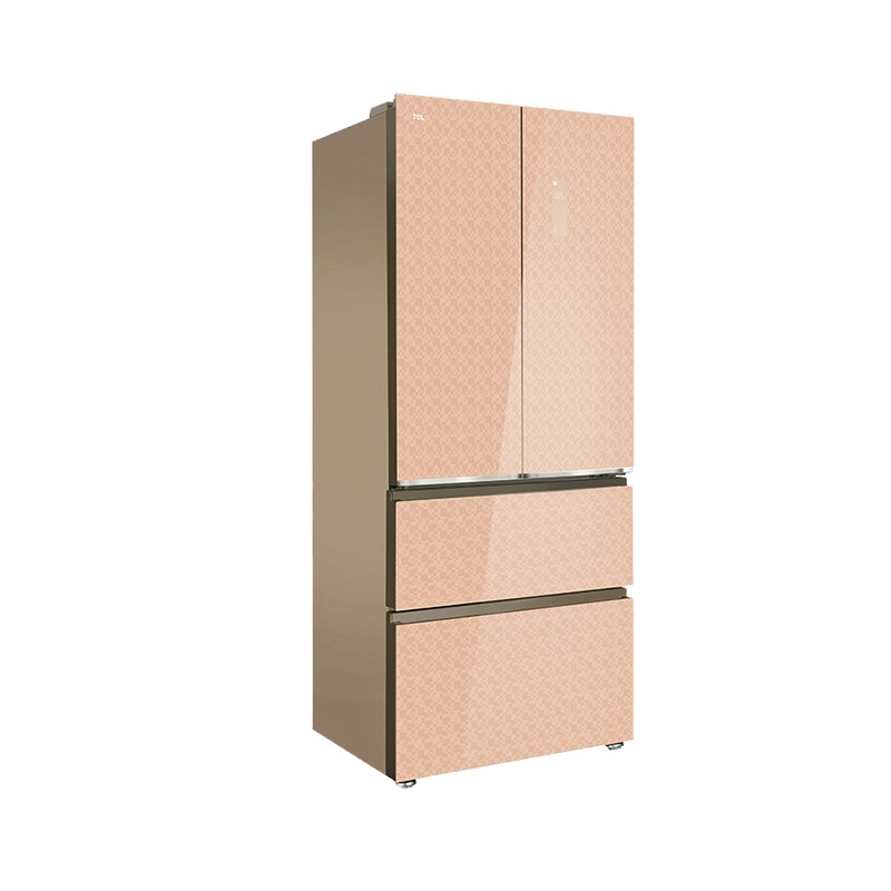 TCL BCD-455WBEPFC2 455升 法式四门 风冷冰箱(计价单位:台)格雅金
