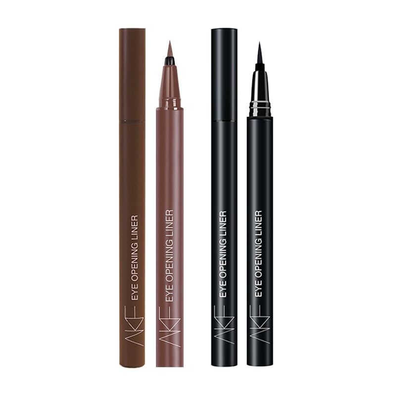 AKF防水持久眼线液笔01#焦糖浓黑