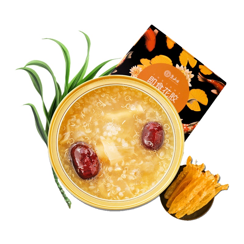 靠山庄即食花胶296g[藜麦红枣+桂圆枸杞]即食花胶鱼胶营养代餐滋补品鲜炖花胶胶原蛋白零食代餐