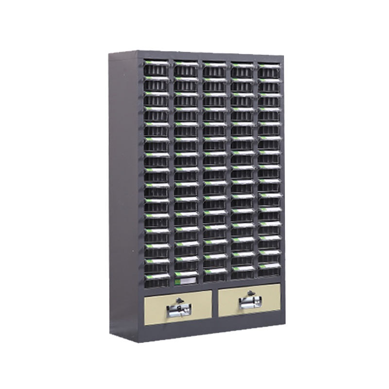 臻远零件柜抽屉式工具柜 75抽透明无门加二斗小号