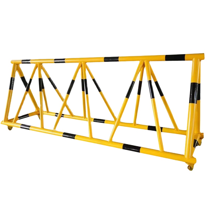 瑞丰杰滚轮式钢制栏杆移动护栏RJ-L02检查隔离栏