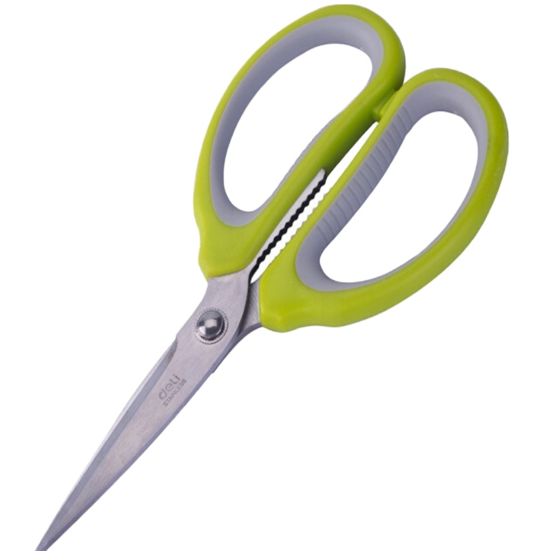 得力 家用剪刀 大号 剪纸刀 办公剪刀 颜色随机把 大号1把 6047