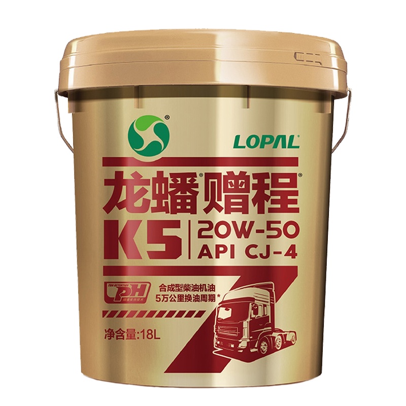 柴油机油 龙蟠赠程 K5 合成型 CJ-4 20W-50 18L