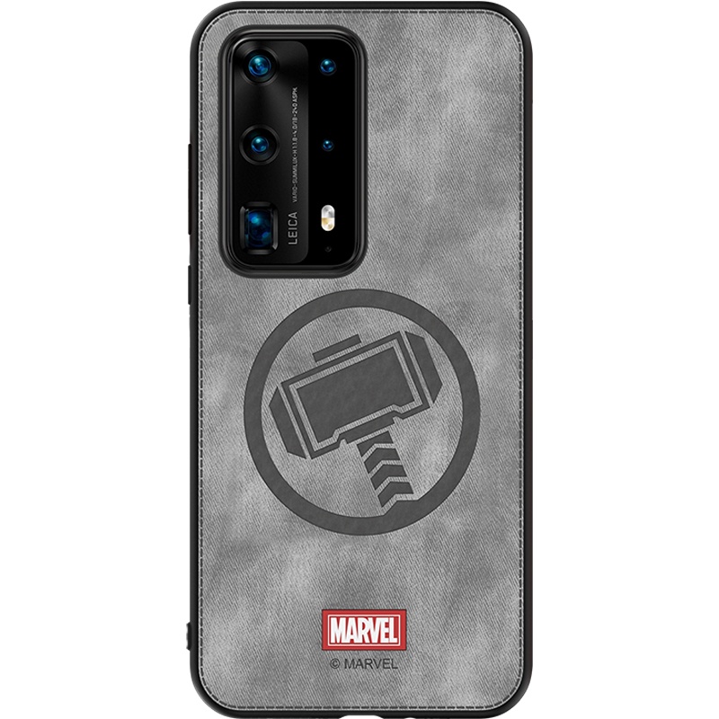 漫威华为P40pro手机壳5G限量版保护套创意P40pro+潮美队蜘蛛钢铁侠雷神硅胶防摔华为P40保护壳全包