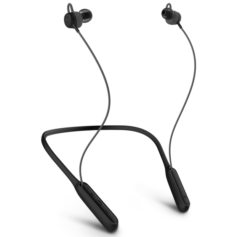 海威特（Havit）U2运动蓝牙耳机ANC主动降噪aptx颈挂式跑步HIFI磁吸耳塞双耳重低音游戏吃鸡耳麦黑色