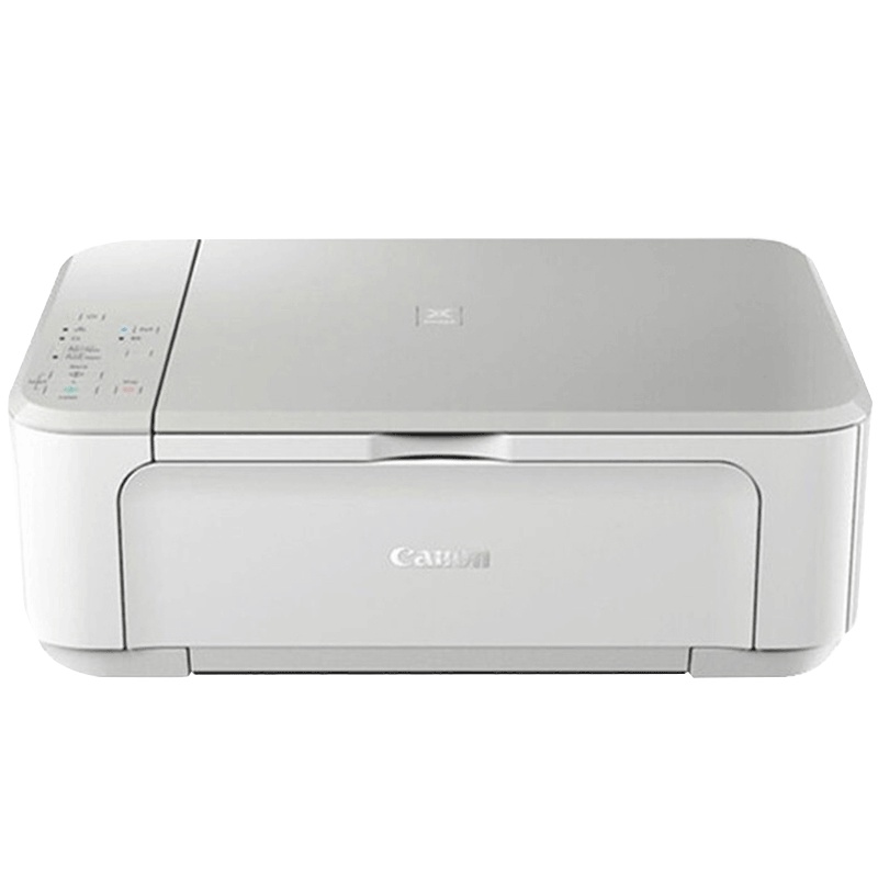 佳能(Canon)MG3680 喷墨打印机一体机 照片彩色打印双面打印机 喷墨一体机 打印 复印 扫描 手机无线WiFi 家用办公打印三合一 女神白 (套餐四)