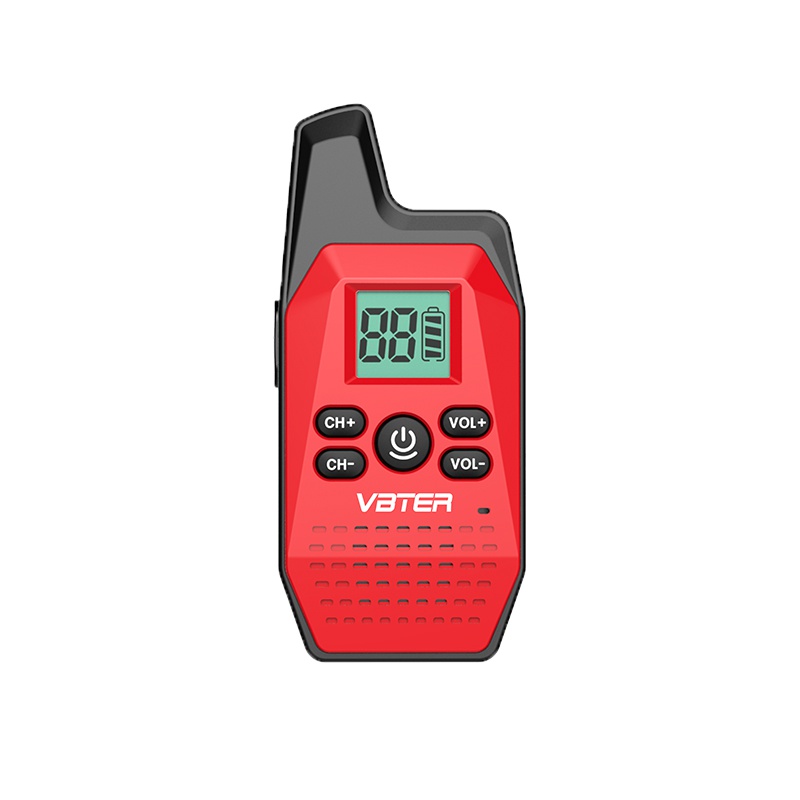 威贝特VBT-M5 对讲机黑/白/金/蓝/红 迷你微型50民用酒店公里发廊mini餐厅户外红色 非一对