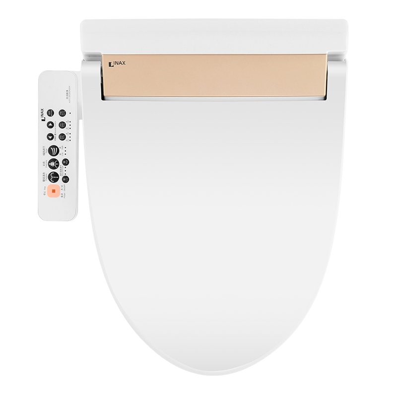 日本-伊奈（INAX）智能马桶盖 除臭烘干喷嘴自洁智能电子盖板 家用全功款座便盖 全功能款带除臭烘干