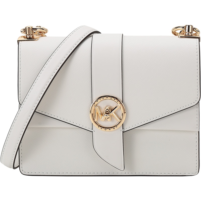 迈克·科尔斯 MICHAEL KORS GREENWICH系列 牛剖层皮革单肩斜挎包小号 32S1GGRC0L