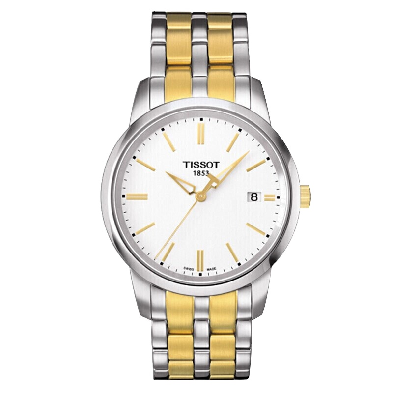 天梭(TISSOT)手表 俊雅系列石英男士手表简约经典腕表男
