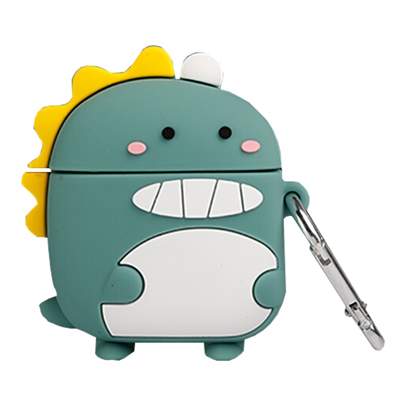 ESCASE 漫步者耳机保护壳 Lollipods无线蓝牙耳机套 硅胶潮牌个性创意收纳盒男女款卡通动漫可爱 小恐龙