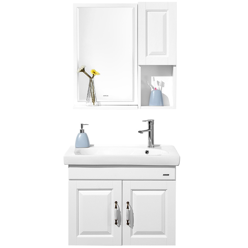 箭牌浴室柜北欧风实木小户型现代简约落地 卫浴套装浴室柜组合