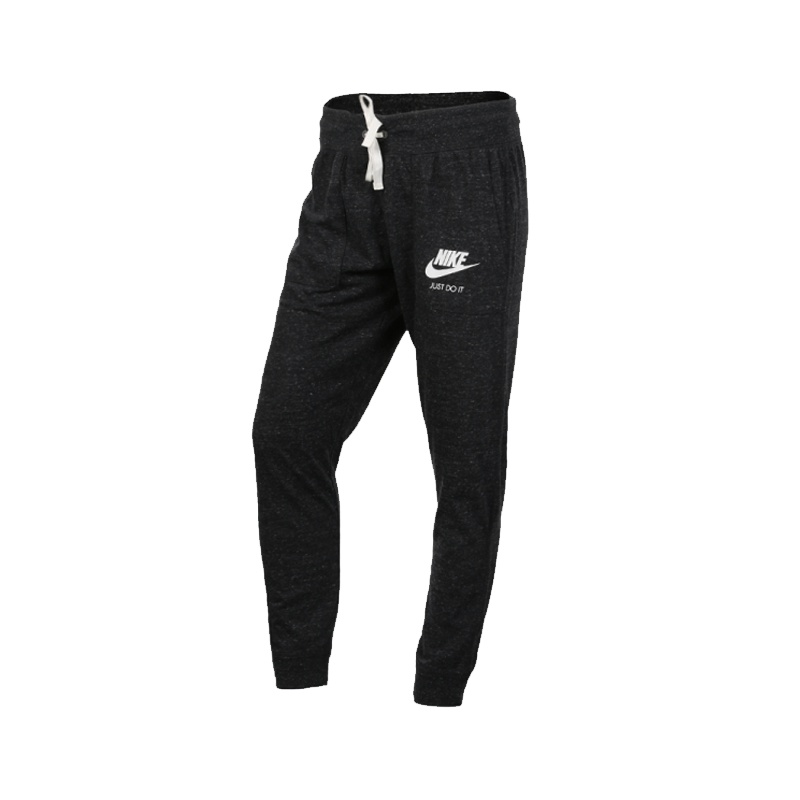 Nike耐克女裤春秋季针织运动裤收口修身跑步长裤883732-010