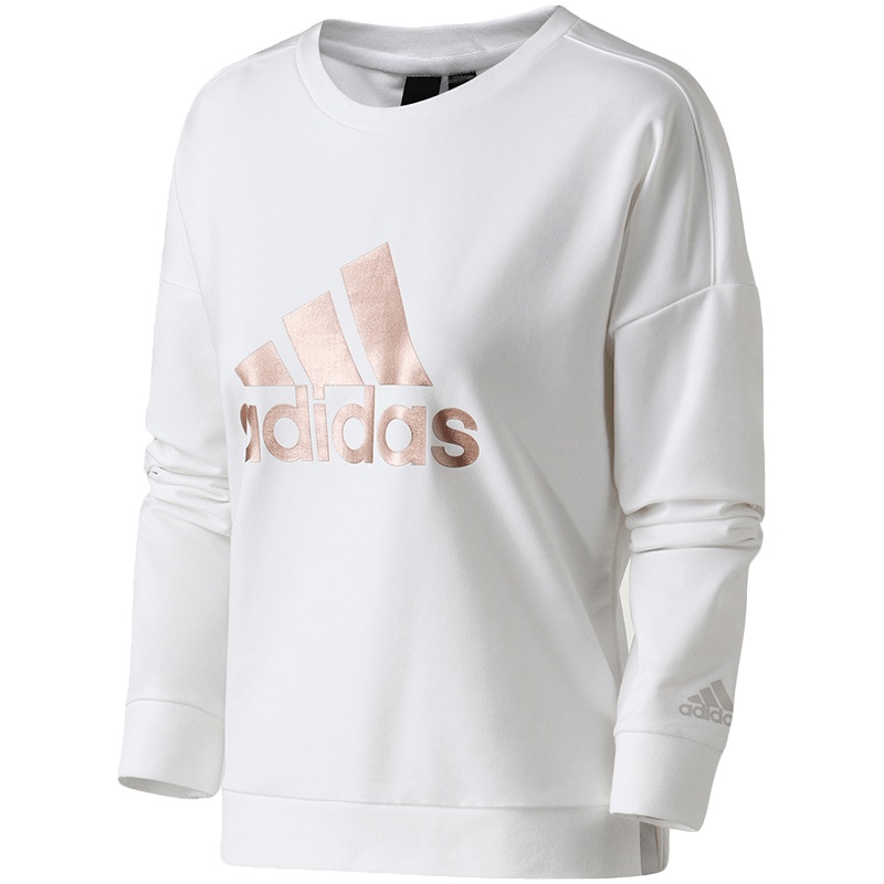 【自营】adidas女服卫衣套头衫休闲运动服EA3103 L EA3103白色